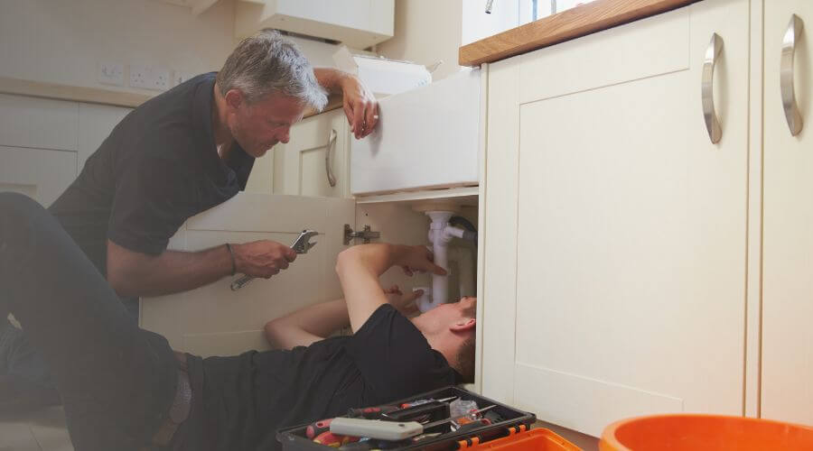 Professional burst pipe repair services in Albany, OK